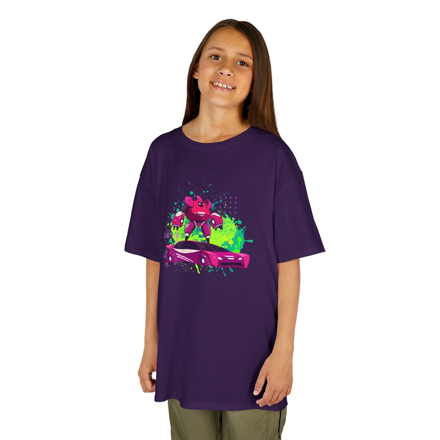 Kinder T-shirt β Robot Car Power