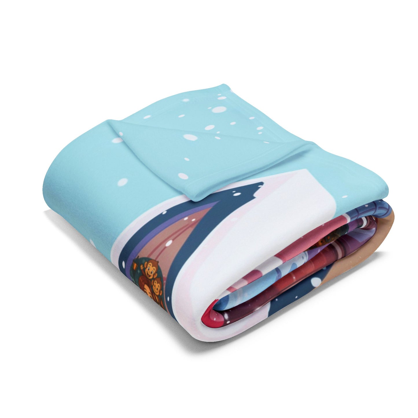 Arctic Fleece Deken – Midwinter Village – 76×101 cm / 127×152 cm / 152×203 cm