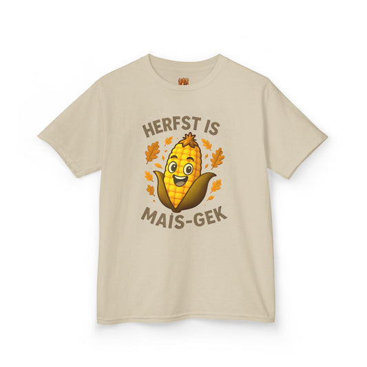 Mais gek kinder shirt sand bedrukking voor