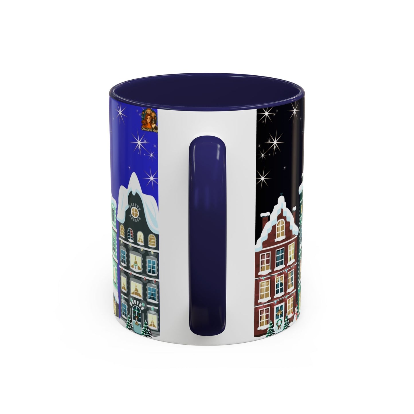 Kerst Stad Mok β Winterse Village Stadshuisjes β 330 ml