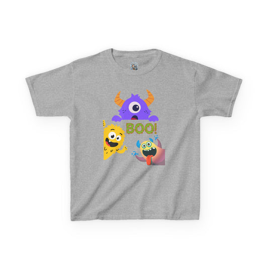 Kinder T-shirt – Boo! Halloween Monsters