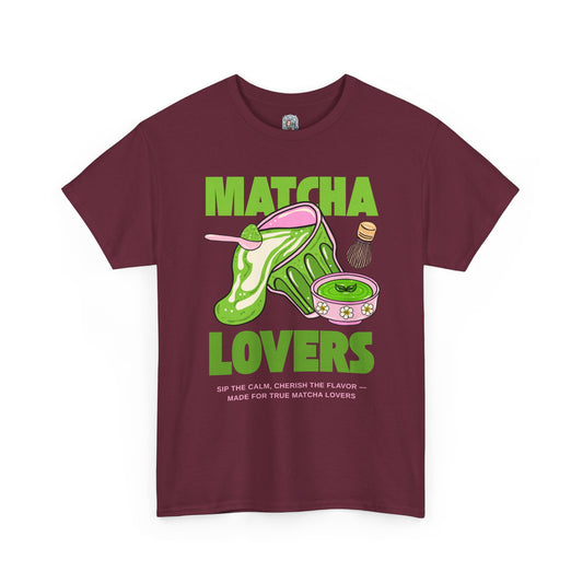 Unisex Heavy Cotton Tee β Matcha Lovers