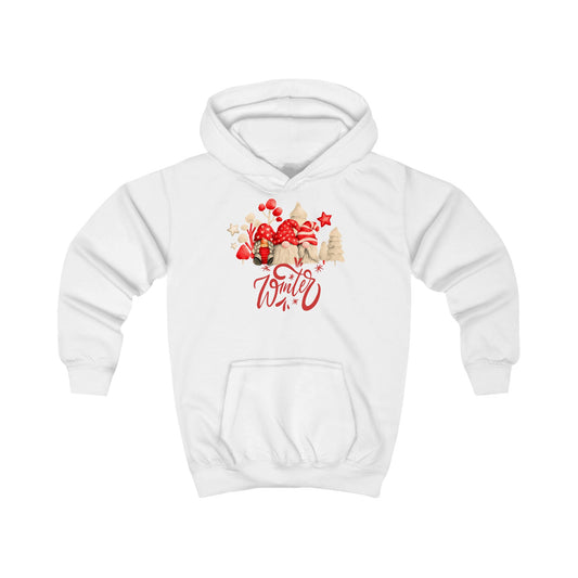 Kinder Hoodie β Wintertijd Gnomies | Winter Collectie Creatieve Aap