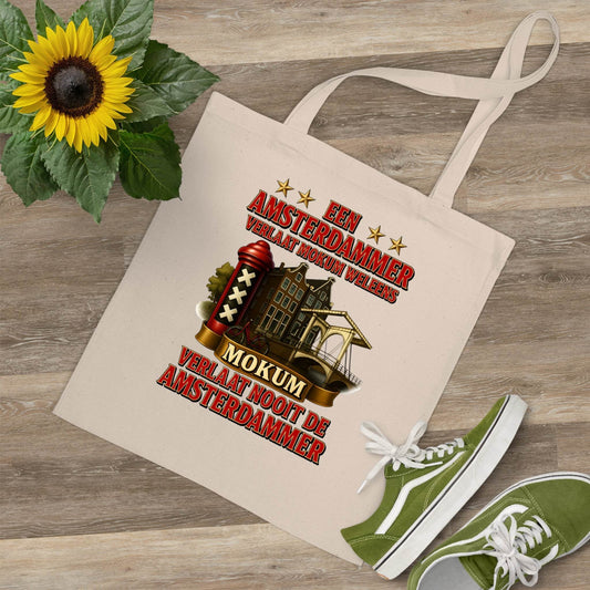 Amsterdammer Bundle β Shirt + Tote Bag - Creatieve Aap