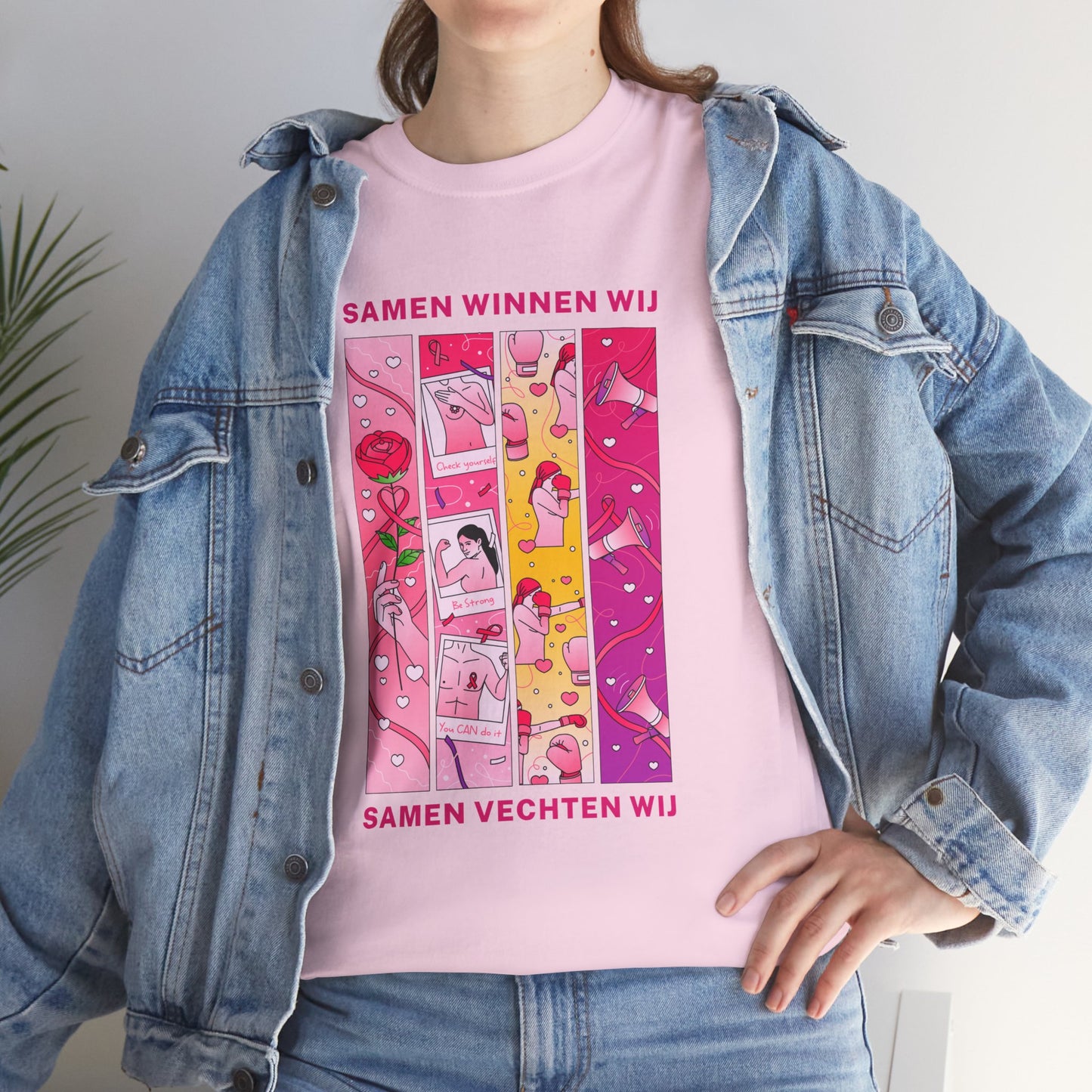 Unisex Heavy Cotton Tee β Samen Winnen Wij, Samen Vechten Wij