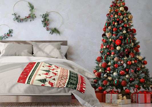 Arctic Fleece Deken β Kerst Vibes β 76Γ101 cm / 127Γ152 cm / 152Γ203 cm