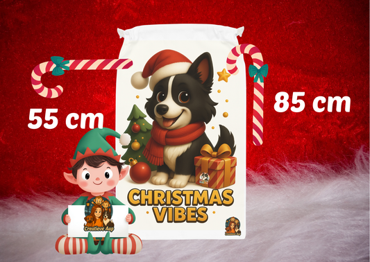 π Nikita β Christmas Vibes Cadeauzak (Duurzaam & Herbruikbaar)