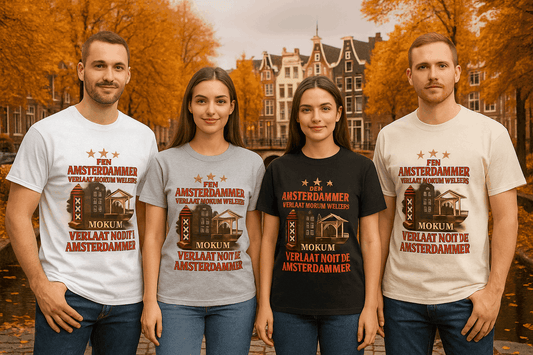 Amsterdammer Bundle β Shirt + Tote Bag - Creatieve Aap