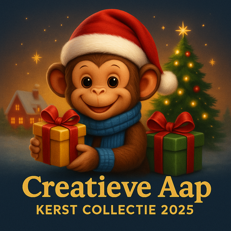 🎅✨ Kerst Collectie 2025 – Creatieve Aap 🐒