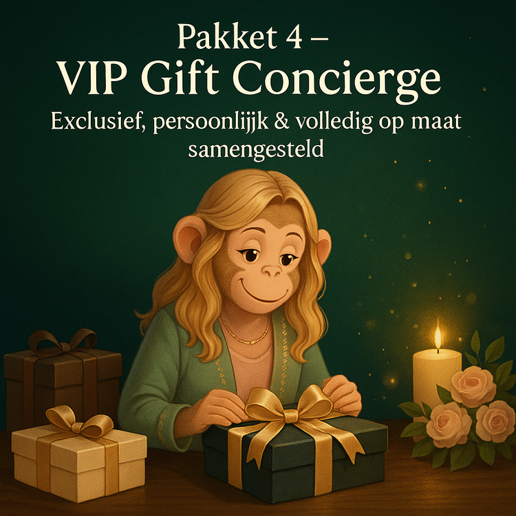 Pakket 4 – VIP Gift Concierge Service: exclusieve cadeaus op maat, voor wie alleen het allerbeste zoekt