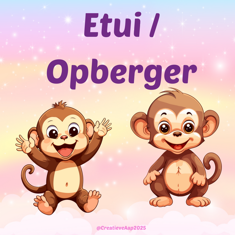 Etui-Opberger-met-Creatieve-Aap-Design-Unieke-Opberger Creatieve Aap