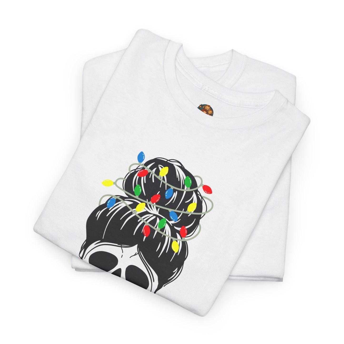 Jingle Bells Skull Bun – Adult Unisex T-Shirt