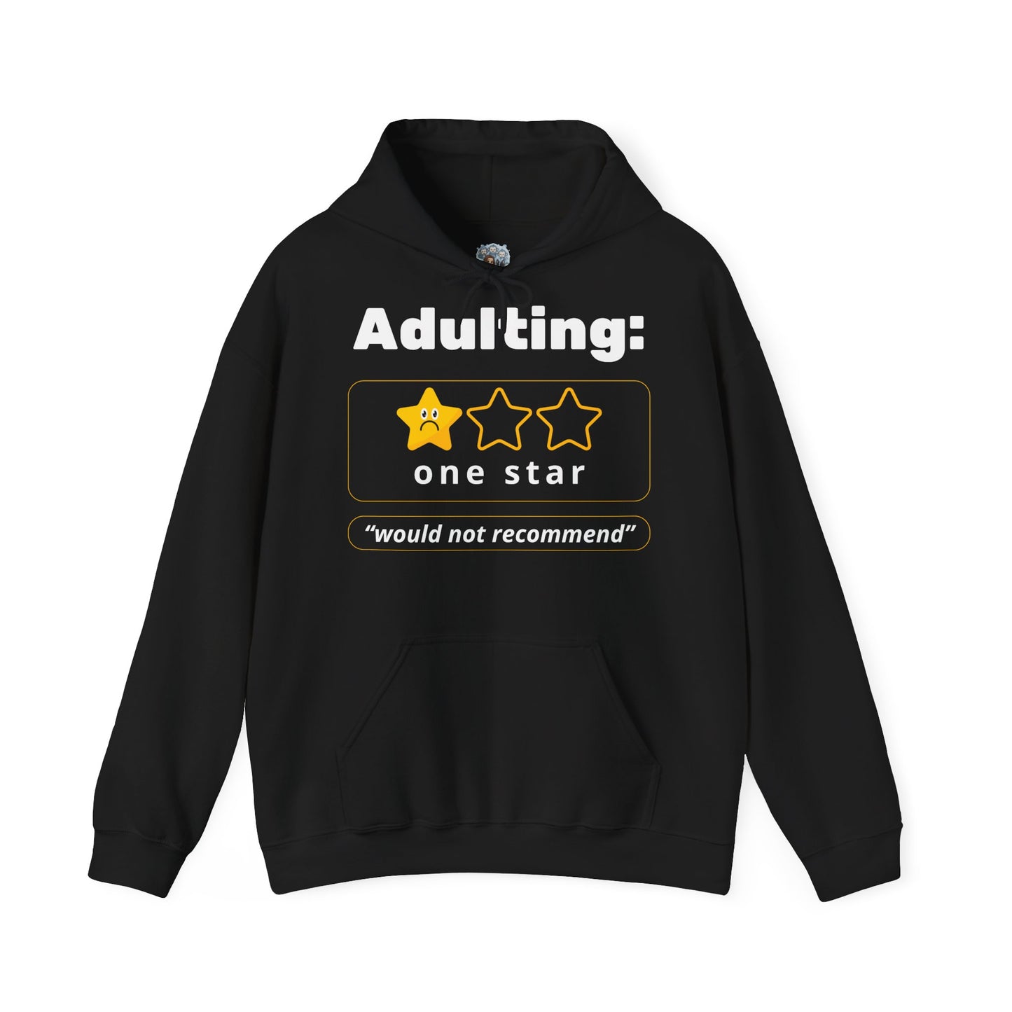 Unisex Heavy Blend™ Hooded Sweatshirt – Adulting One Star Hoodie