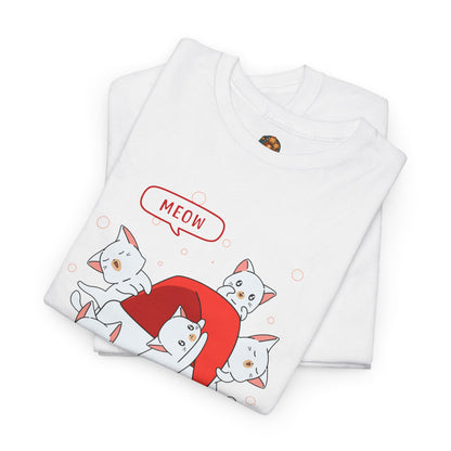 “Merry Christmas Cats” Adult Shirt