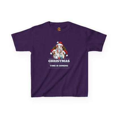 🎄 Kids Kerst T-Shirt – Christmas Time Is Coming