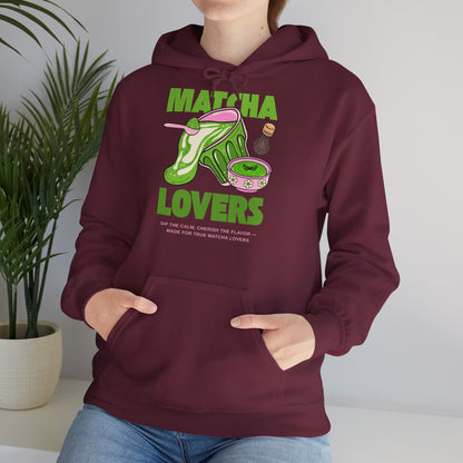 Unisex Heavy Blend™ Hooded Sweatshirt – Matcha Lovers