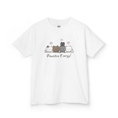 Kinder T-shirt – Pawsitive Energy!