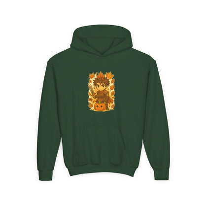 Kids Hoodie Warrior strijder Military Green
