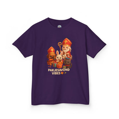 Kinder T-shirt – Sinterklaas “Pakjesavond Vibes”