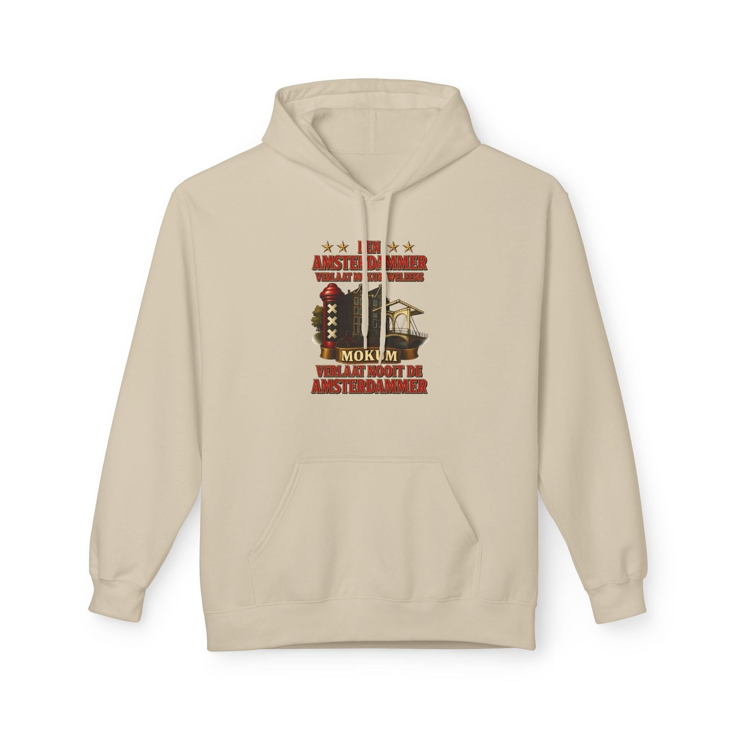 Hoodie Amsterdammer Sand