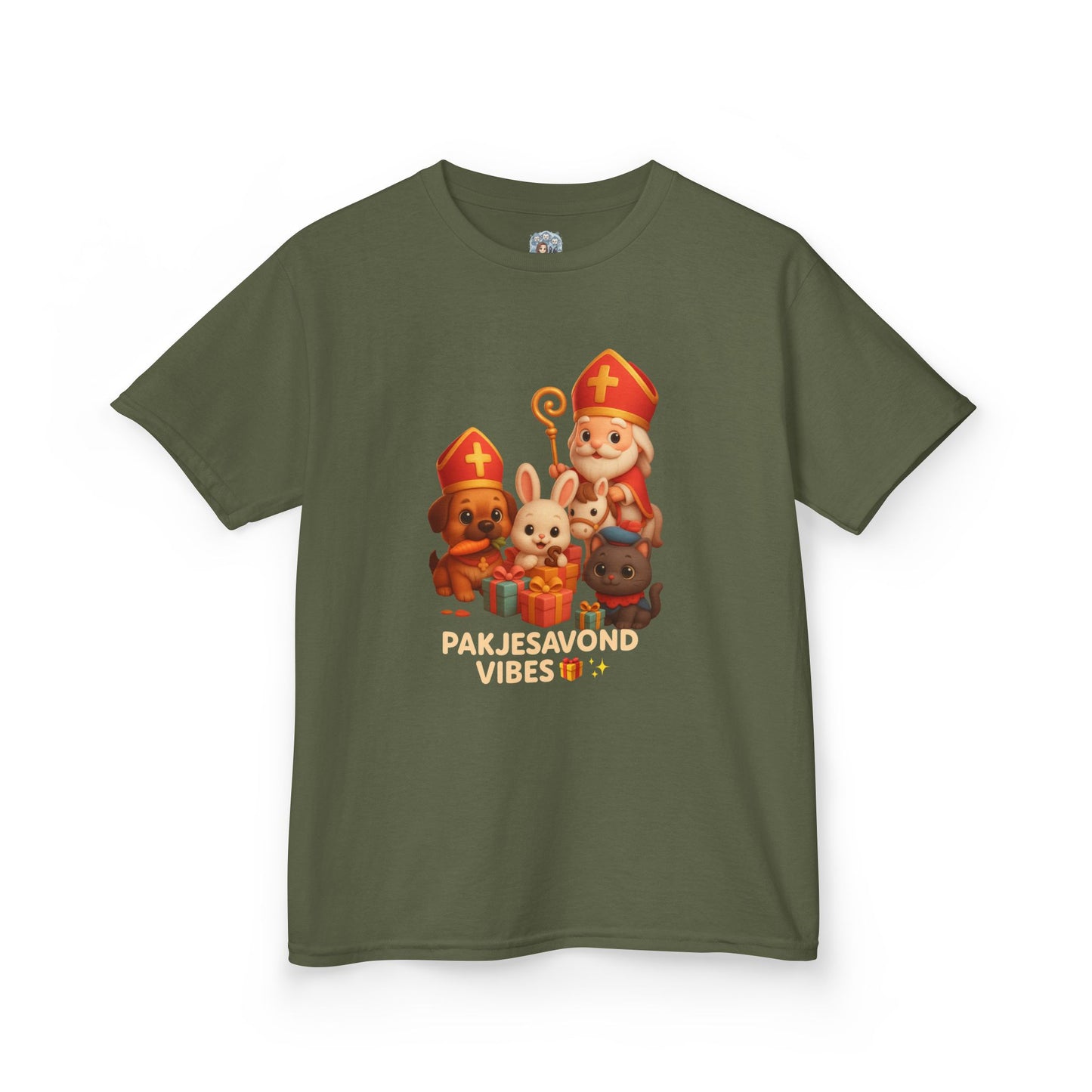 Kinder T-shirt – Sinterklaas “Pakjesavond Vibes”