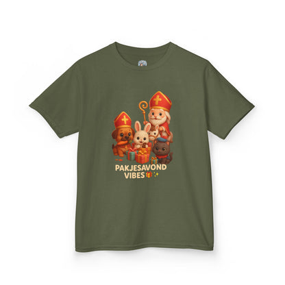 Kinder T-shirt – Sinterklaas “Pakjesavond Vibes”