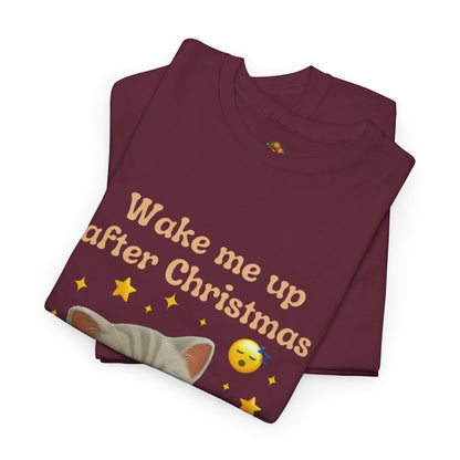 Wake Me Up After Christmas – Shelby de Poes Adults T-Shirt (S–5XL)