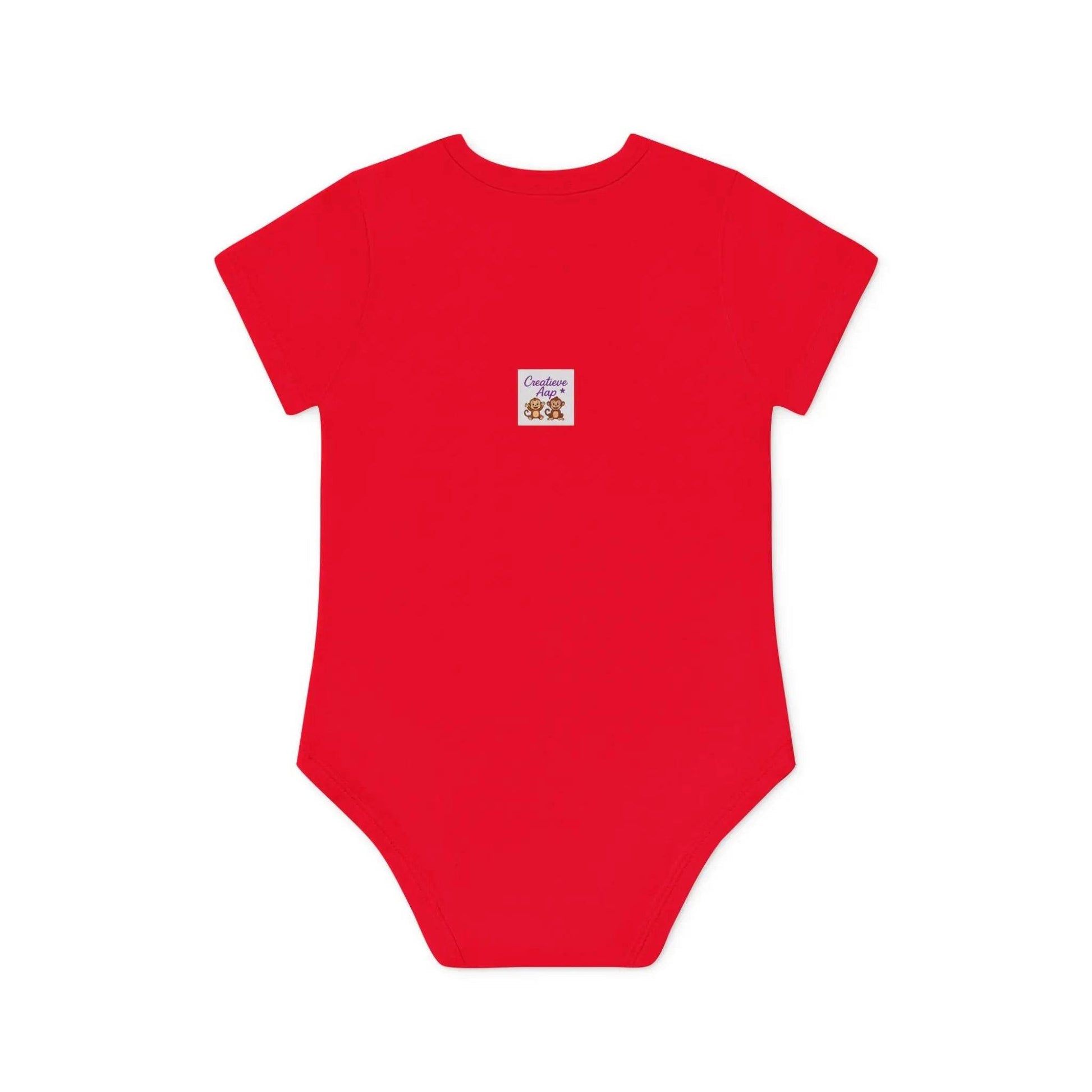 Foxy Romper – Baby Romper met Schattige Vos Design | Biologisch Katoen in 6 Kleuren - Creatieve Aap