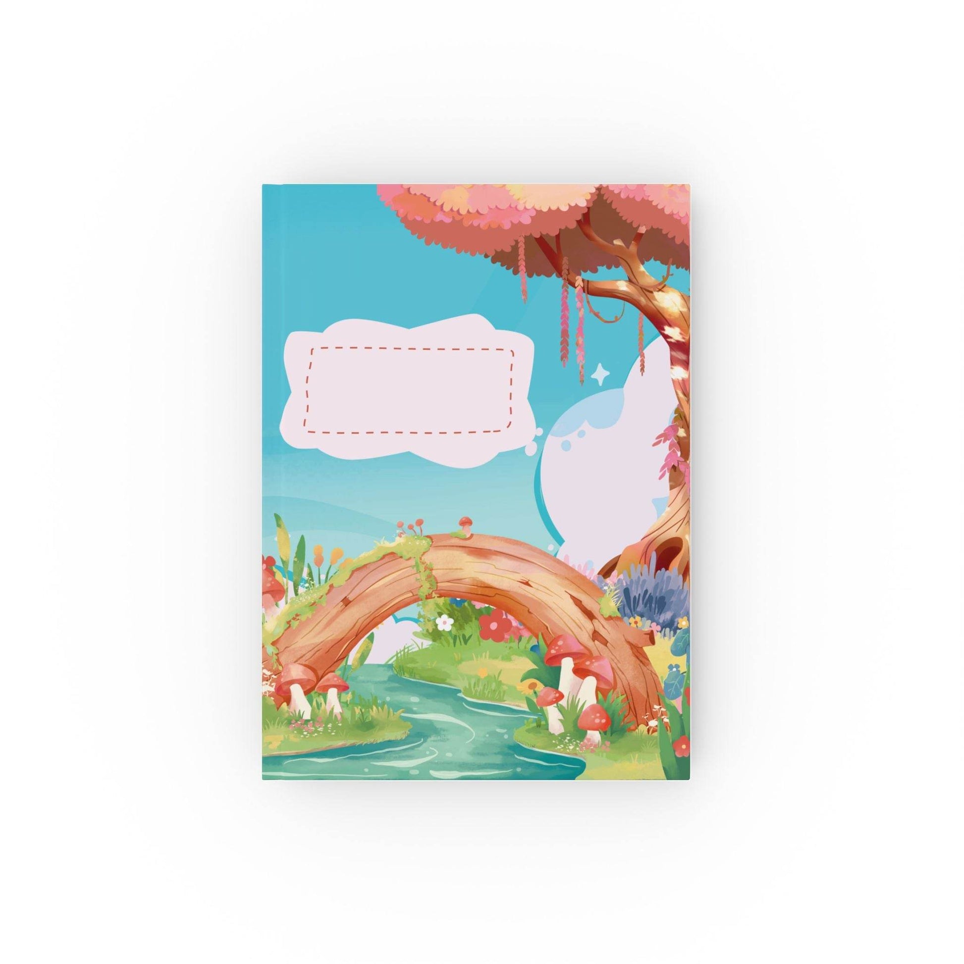 Fantasy Notitieboek – Magisch Bosbrug Design (13,2 x 18,8 cm) - Creatieve Aap