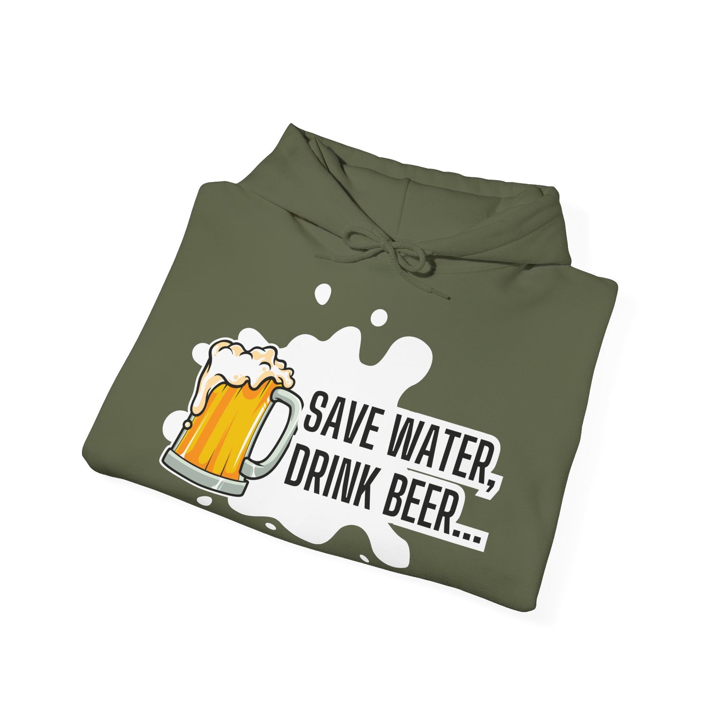 Unisex Heavy Blend™ Hooded Sweatshirt – Save Water, Drink Beer Hoodie