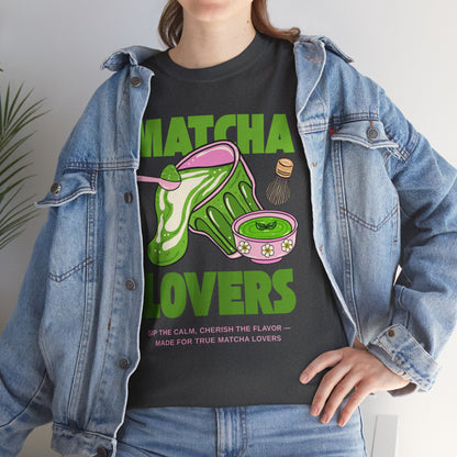 Unisex Heavy Cotton Tee – Matcha Lovers