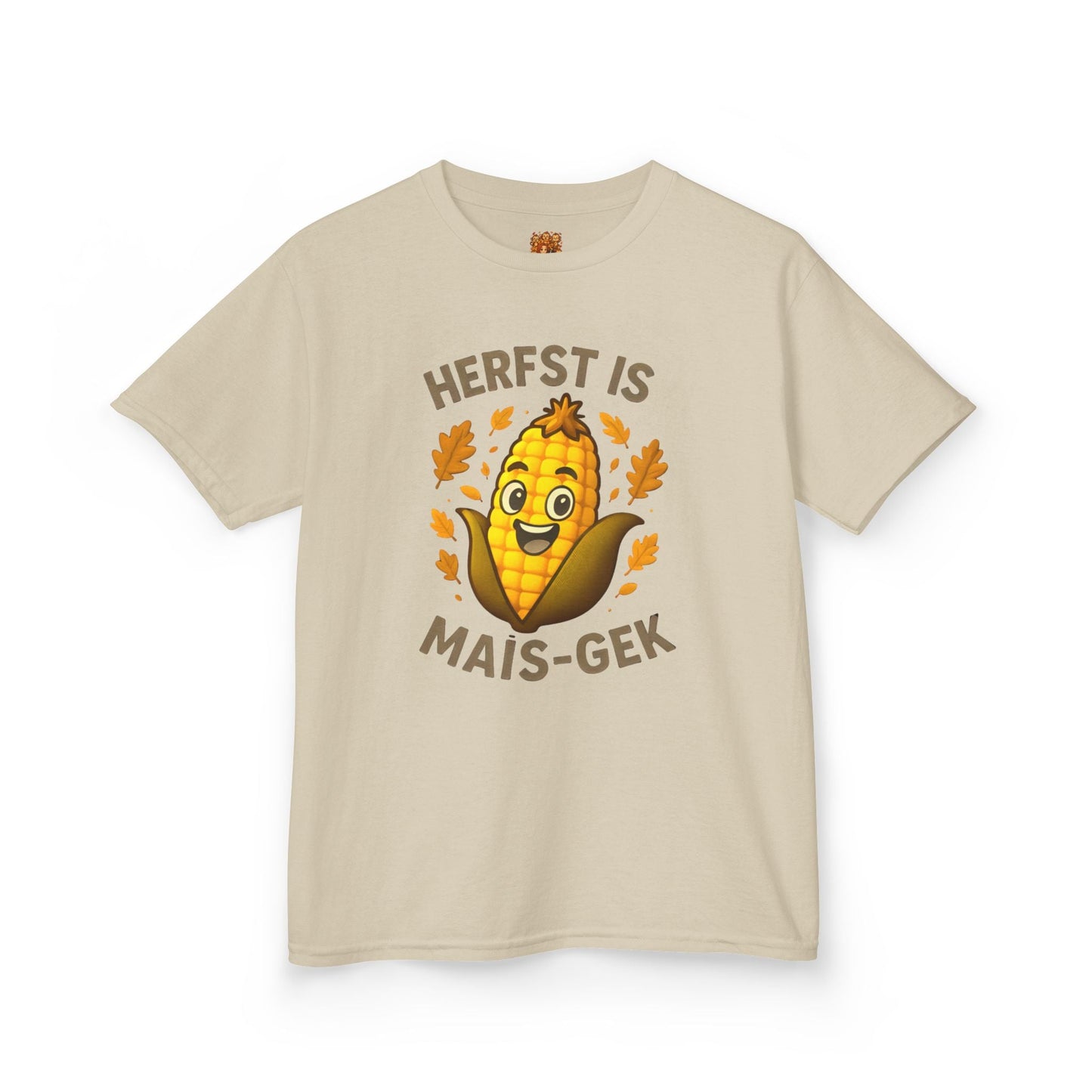 Mais gek kinder shirt sand bedrukking voor