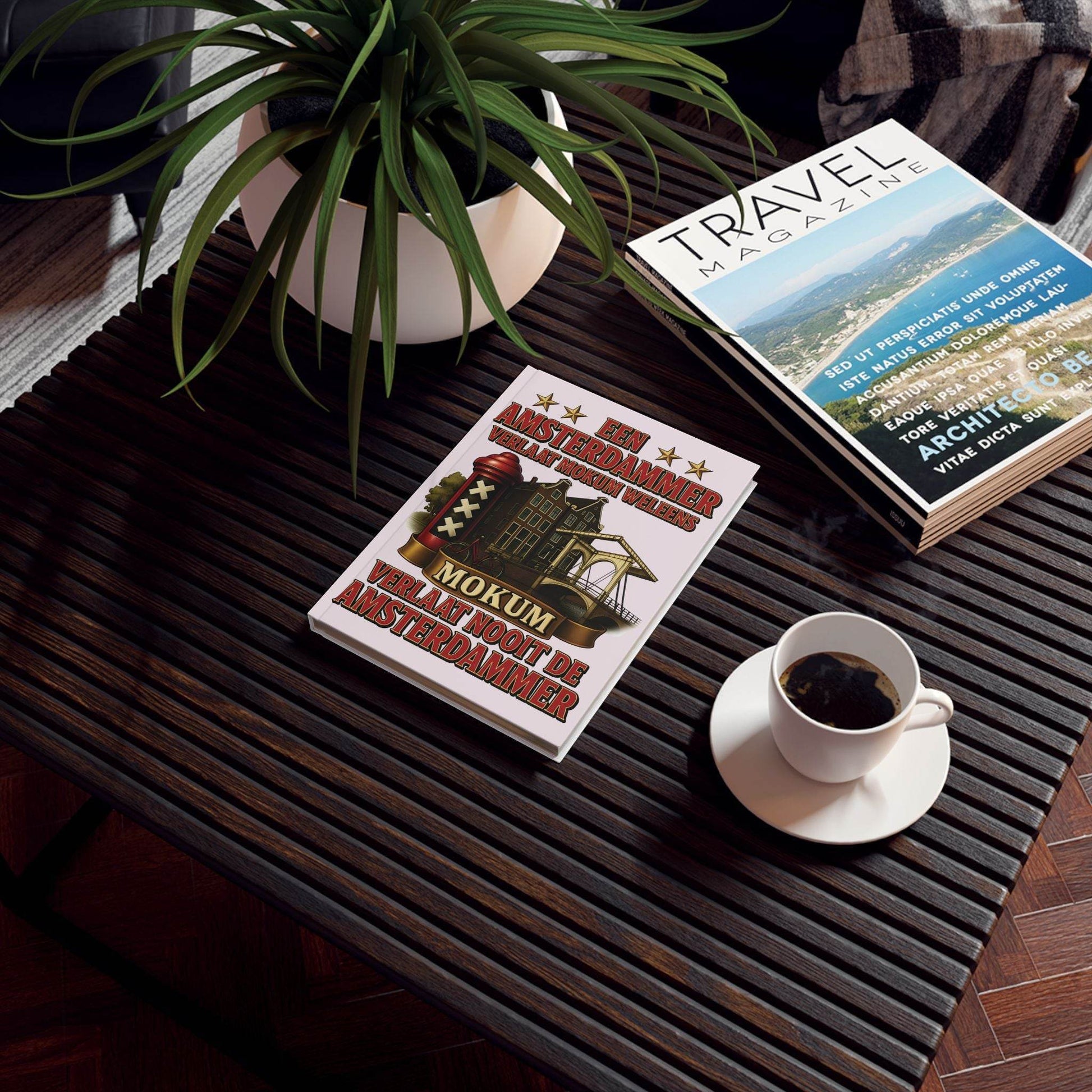 Amsterdam Mokum Notitieboek / Bullet Journal – 13,2 x 18,8 cm – Creatieve Aap Collectie 2025 - Creatieve Aap