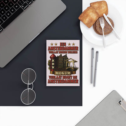 Amsterdam Mokum Notitieboek / Bullet Journal – 13,2 x 18,8 cm – Creatieve Aap Collectie 2025 - Creatieve Aap