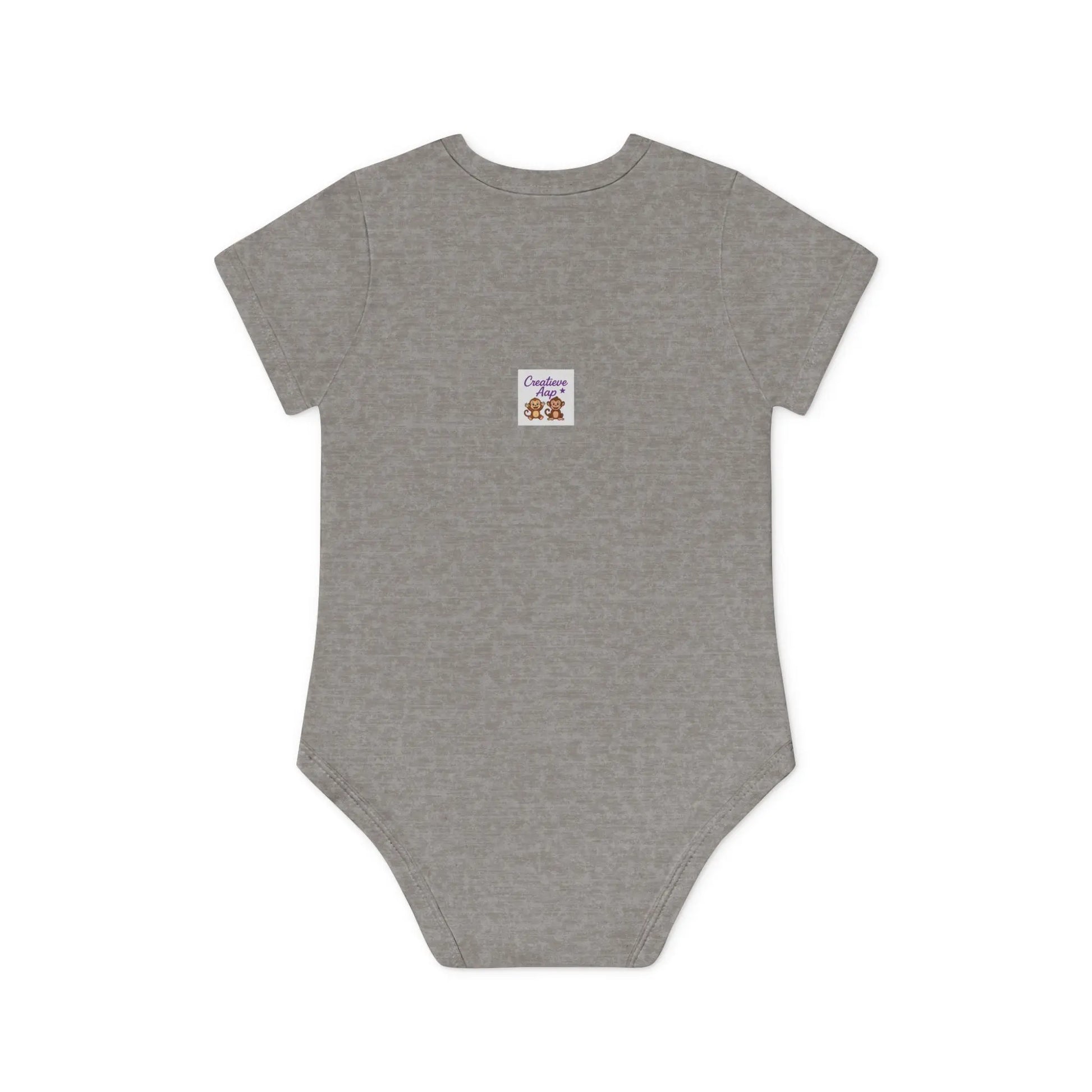 Kleine Koning Romper – Baby Romper met Leeuw Design | Biokatoen in 4 Kleuren Printify