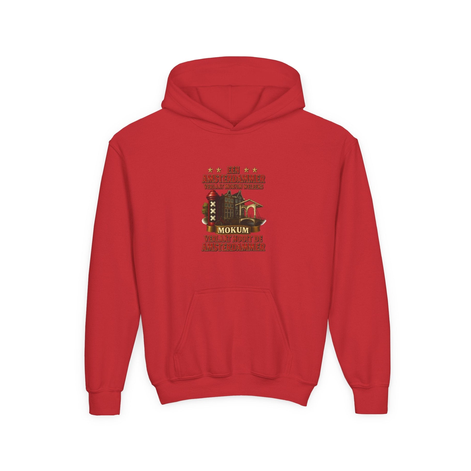 Kids Hoodie Amsterdammer Red