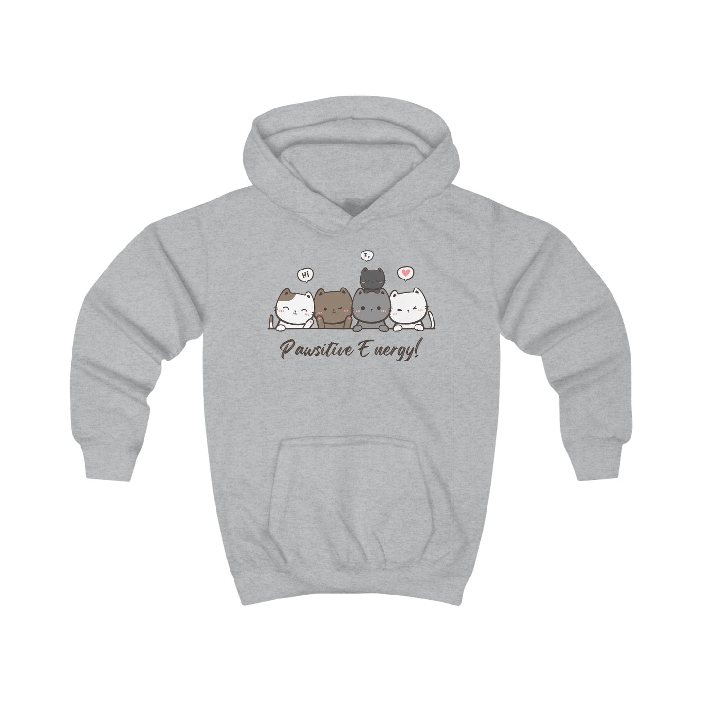 Kinder Hoodie – Pawsitive Energy!