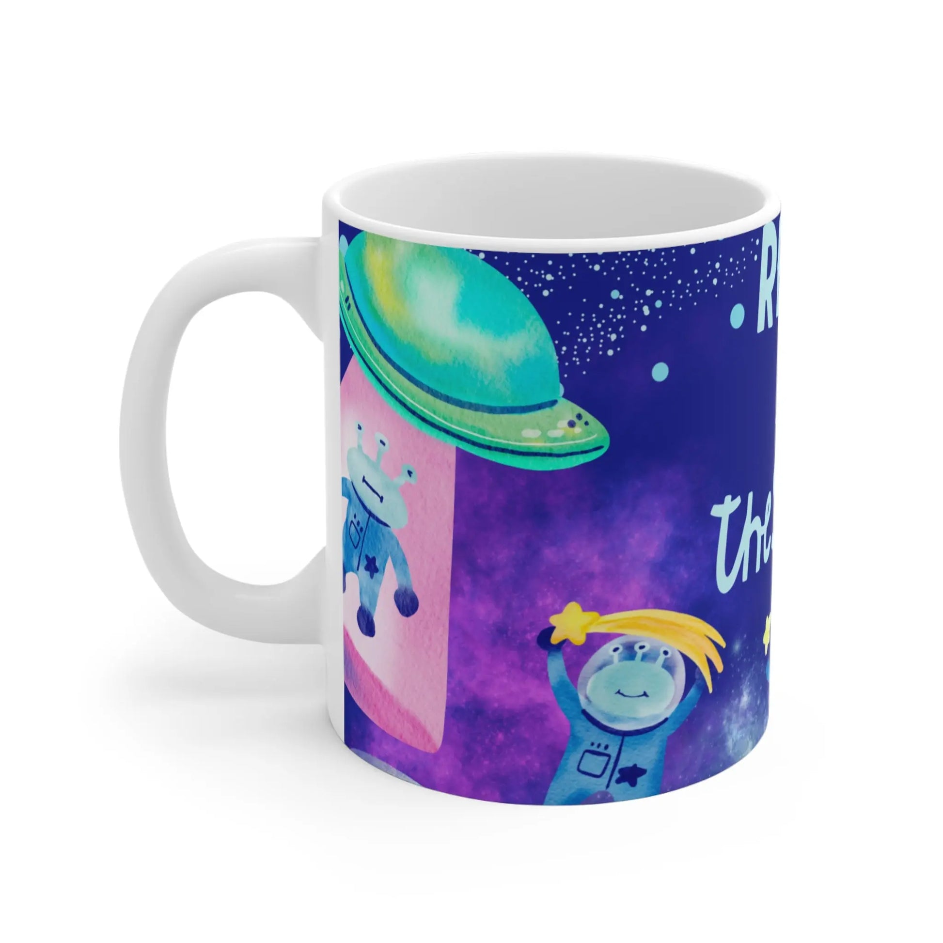 Reach for the Stars Mok – Kawaii Sterren Keramiek Mok 330 ml & 440 ml Printify