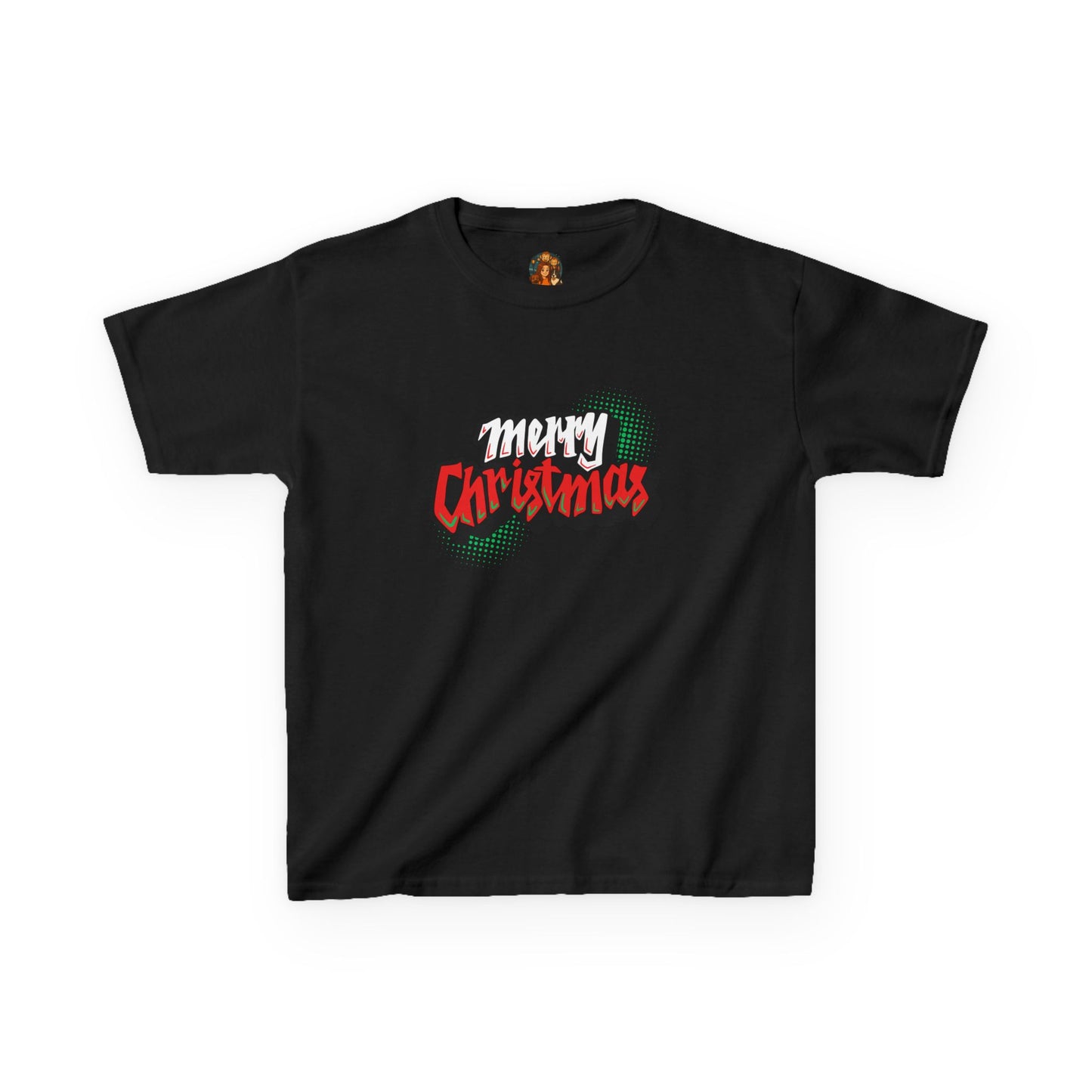 🎄 Kinder T-Shirt – Merry Christmas (Comic Style)