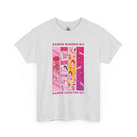 Unisex Heavy Cotton Tee – Samen Winnen Wij, Samen Vechten Wij