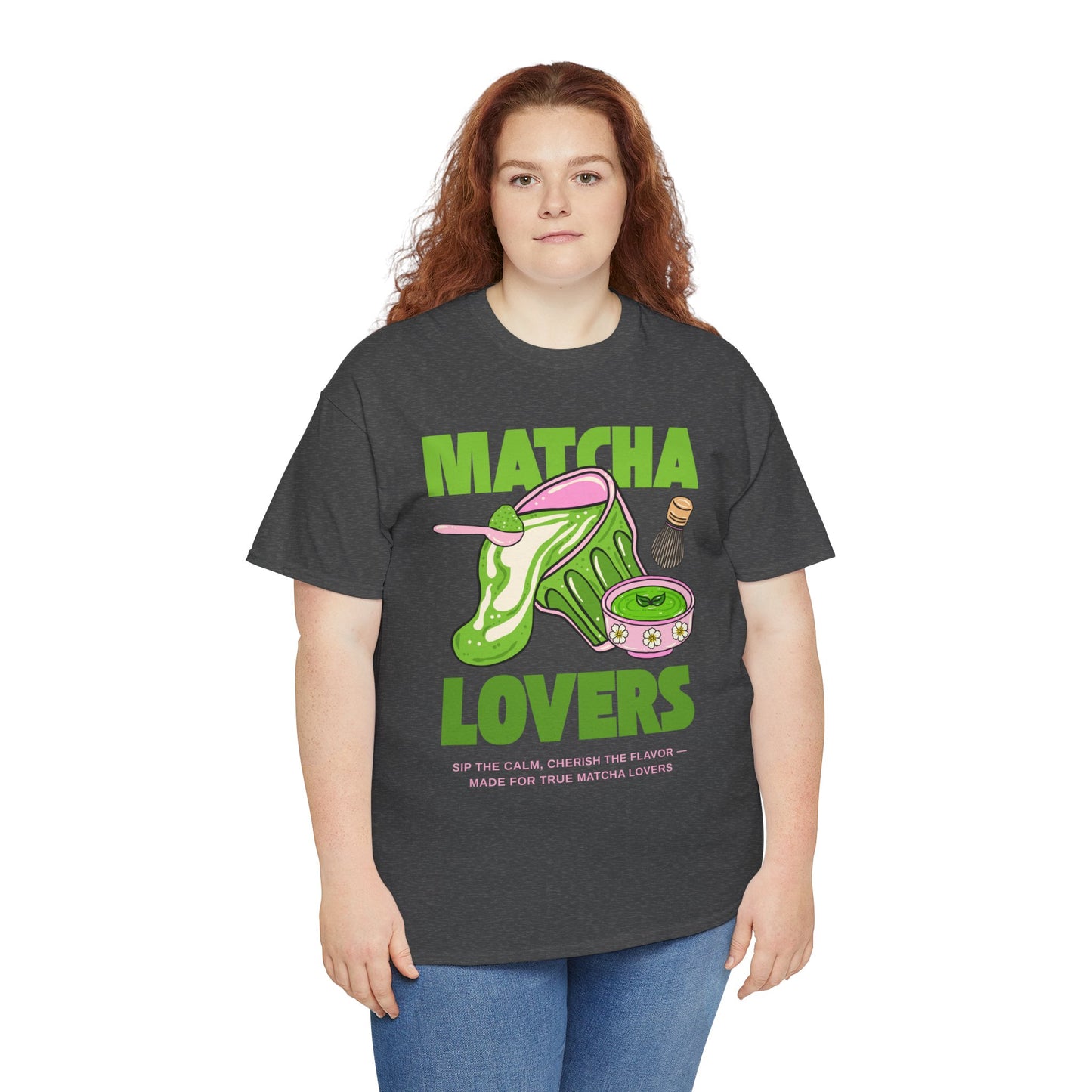 Unisex Heavy Cotton Tee – Matcha Lovers