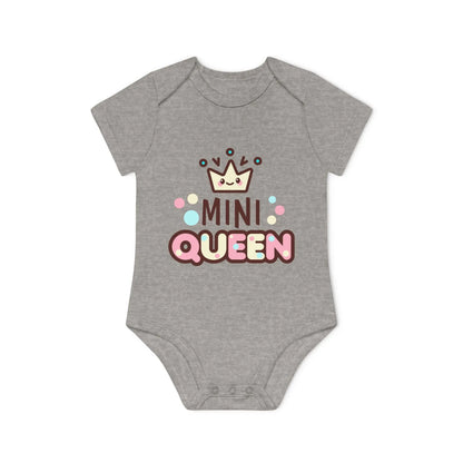 Mini Queen Romper – Schattige Baby Romper met Kroontje | Biokatoen in 4 Kleuren Printify