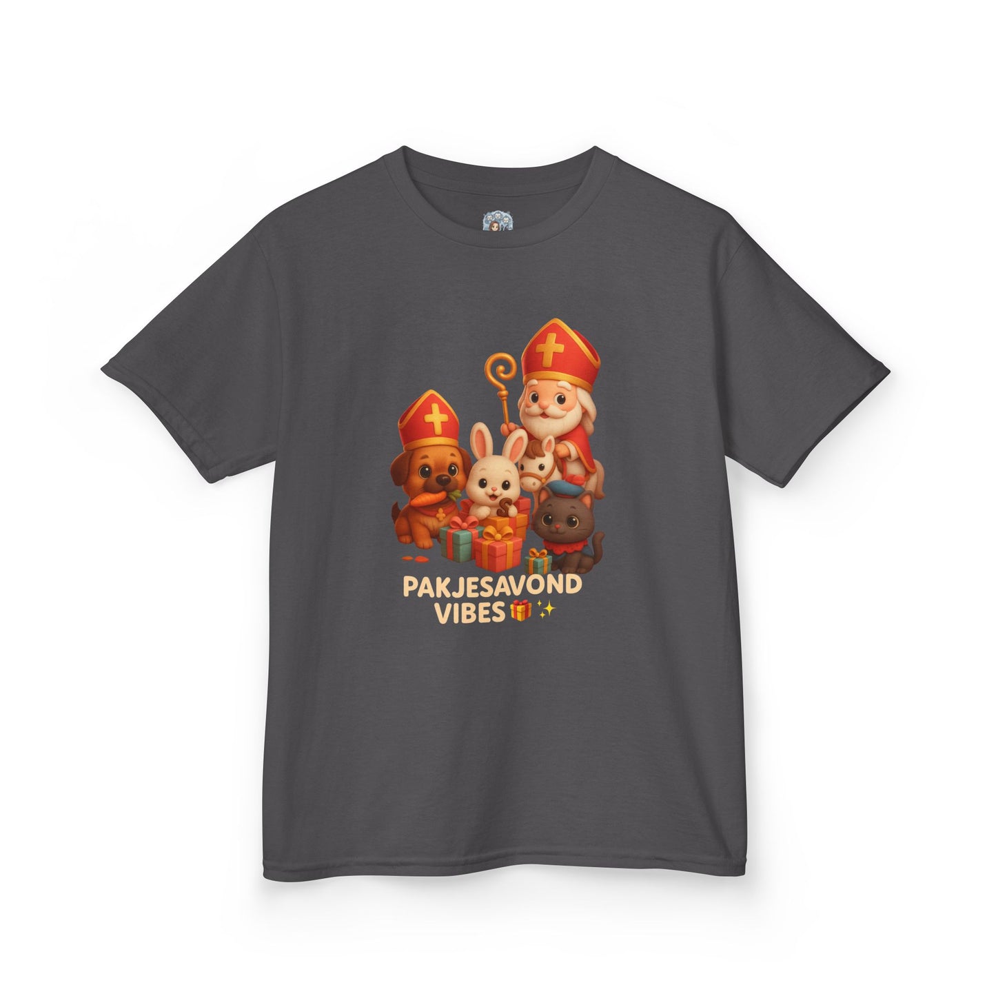 Kinder T-shirt – Sinterklaas “Pakjesavond Vibes”
