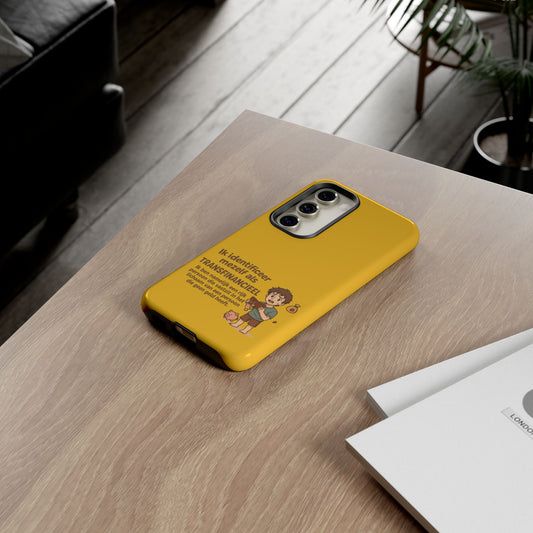 Telefoonhoesje Transfinancieel – Grappige Quote – Beschikbaar voor iPhone, Samsung & Pixel