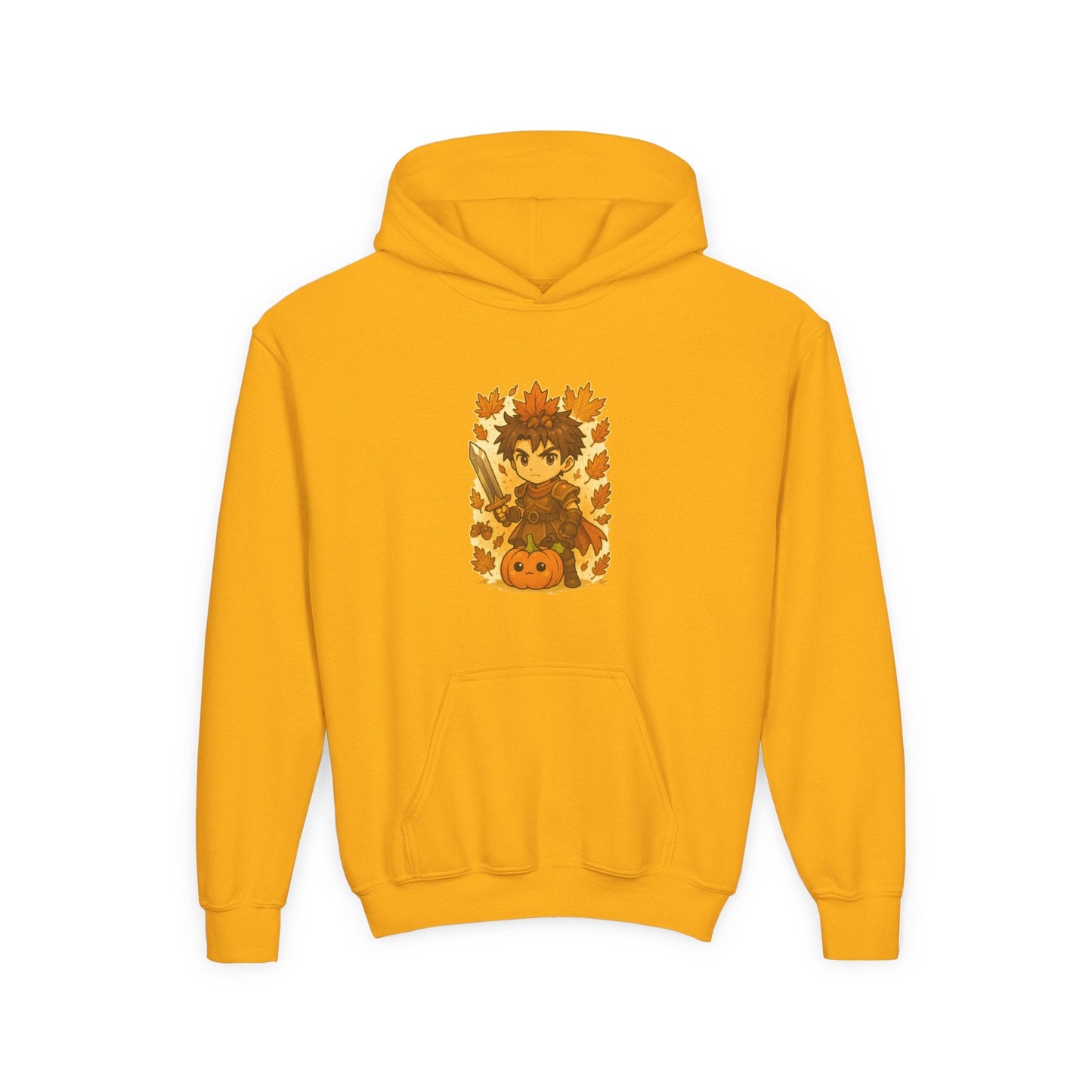 Kids Hoodie Warrior strijder Gold