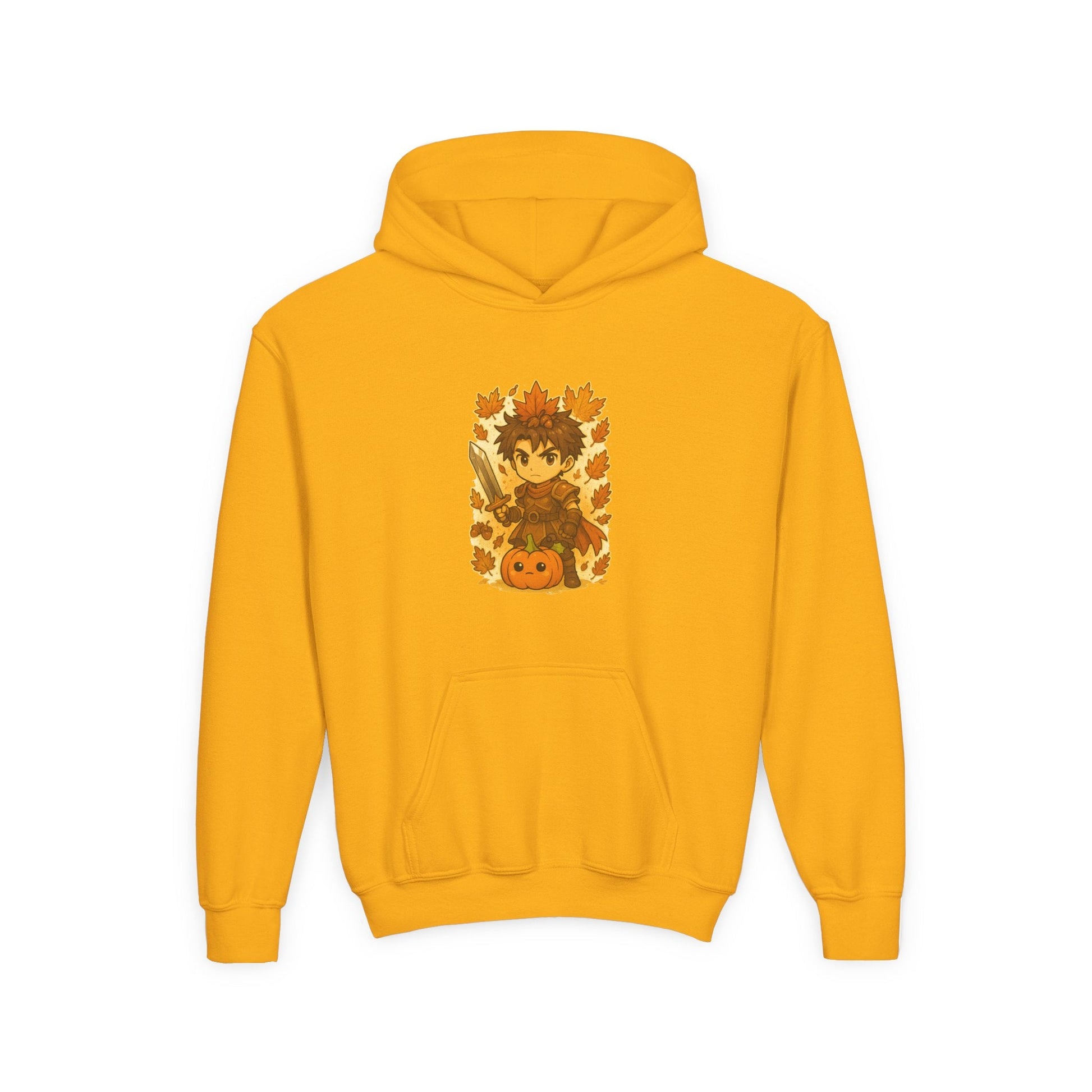 Kids Hoodie Warrior strijder Gold
