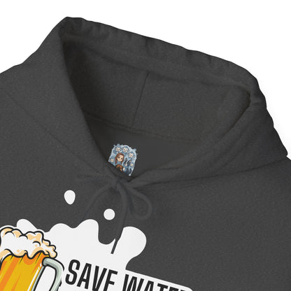 Unisex Heavy Blend™ Hooded Sweatshirt – Save Water, Drink Beer Hoodie