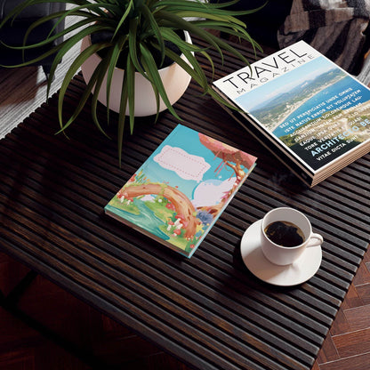 Fantasy Notitieboek – Magisch Bosbrug Design (13,2 x 18,8 cm) - Creatieve Aap