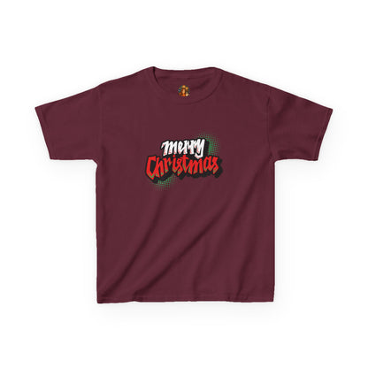 🎄 Kinder T-Shirt – Merry Christmas (Comic Style)