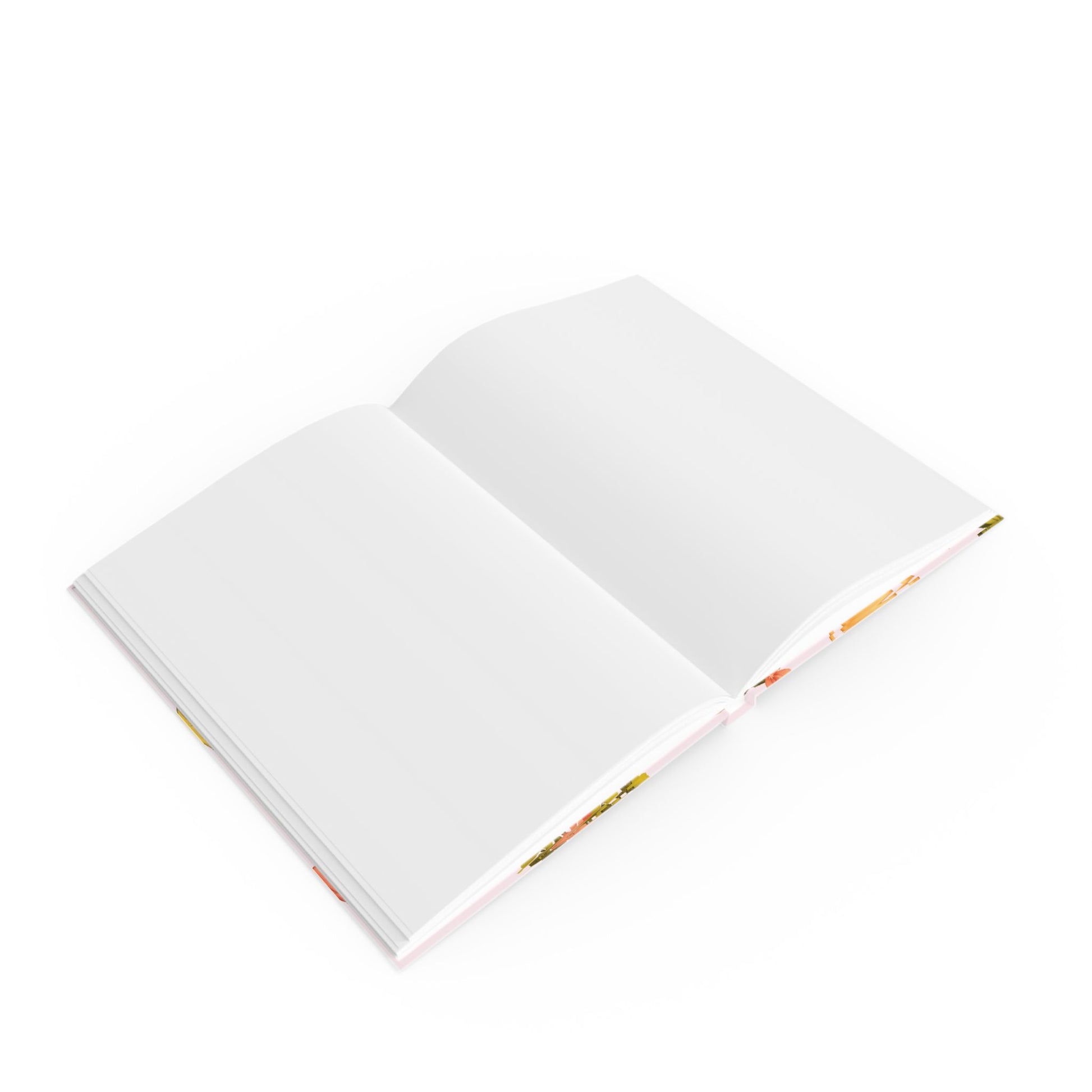 Cactus notitieboek opengeklapt – stevige kwaliteit, 128 pagina’s van 90 gsm papier. Beschikbaar met gelinieerd, ruitjes of blanco papier